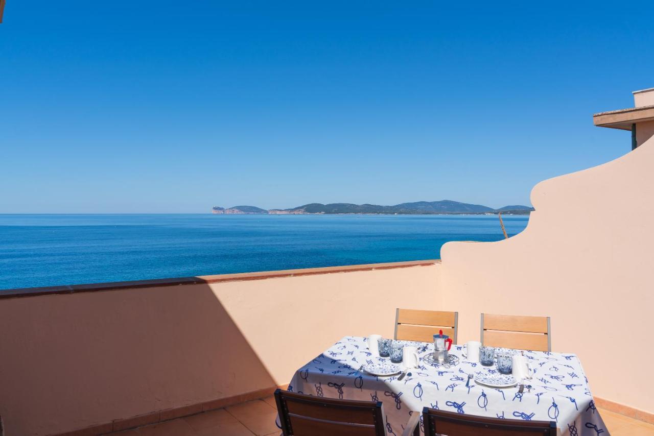 Sea Front Terrace Marco Polo Daire Alghero Dış mekan fotoğraf